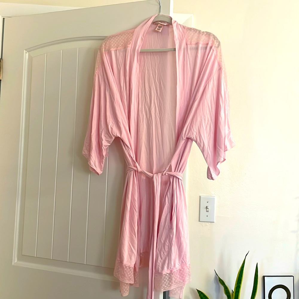 Victorias secret pink bathrobe very soft